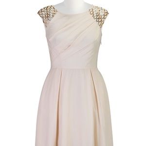 eShakti BEADED CREPE A-LINE DRESS size 12